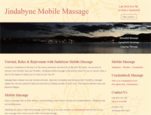 Tablet Screenshot of jindabynemassage.com.au